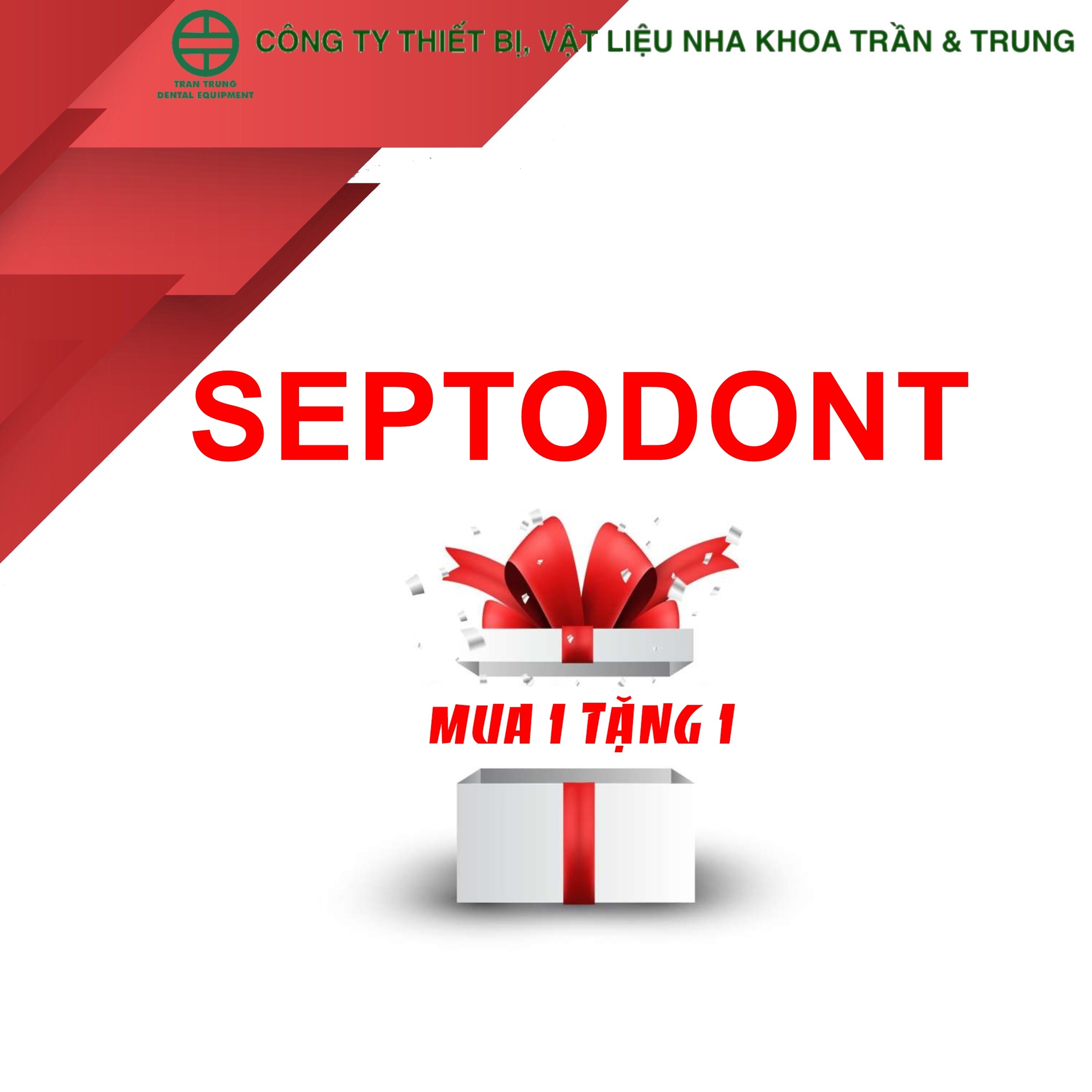 CHƯƠNG TRÌNH KHUYẾN MÃI CÁC SẢN PHẨM SEPTODONT THÁNG 06/2021