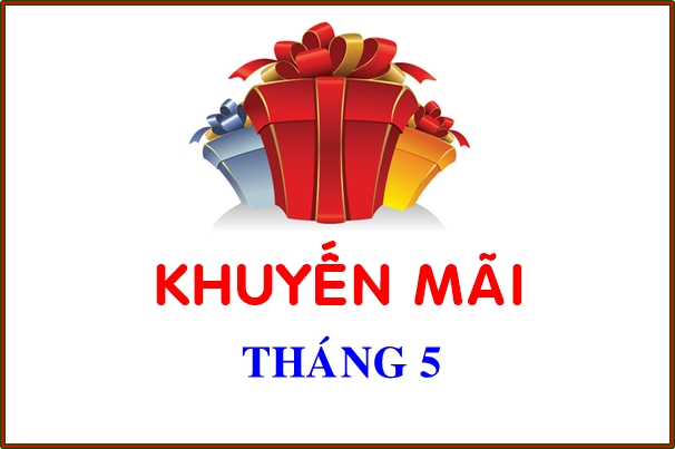 CHƯƠNG TRÌNH KHUYẾN MÃI - VẬT LIỆU, DỤNG CỤ (Tháng 5/2019)