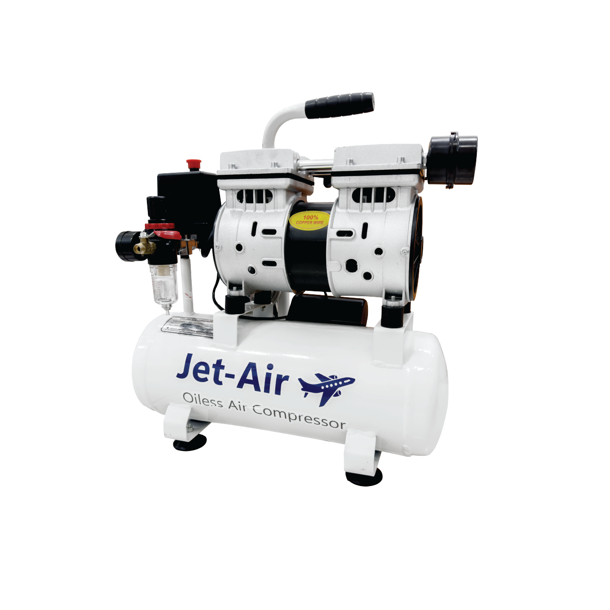 MÁY NÉN KHÍ KHÔNG DẦU JET-AIR (𝑶𝑰𝑳𝑬𝑺𝑺 𝑨𝑰𝑹 𝑪𝑶𝑴𝑷𝑹𝑬𝑺𝑺𝑶𝑹) - Sỉ & Lẻ -